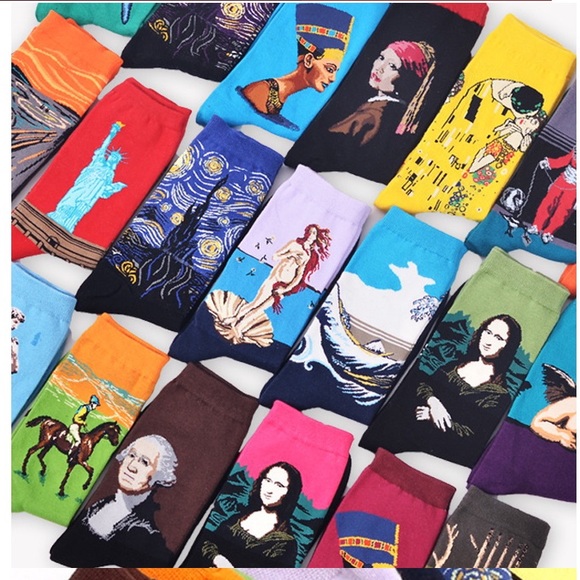 Mona Lisa Classic Art Socks Any 4 for $32 - Picture 7 of 7